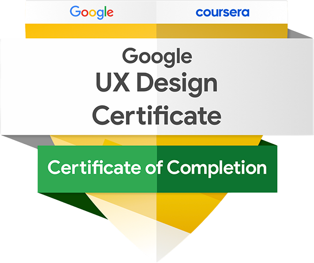 Google UX Designプロフェッショナル 認定証